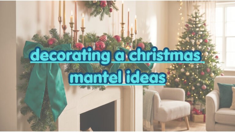 decorating a christmas mantel ideas​