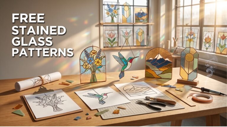 free stained glass patterns