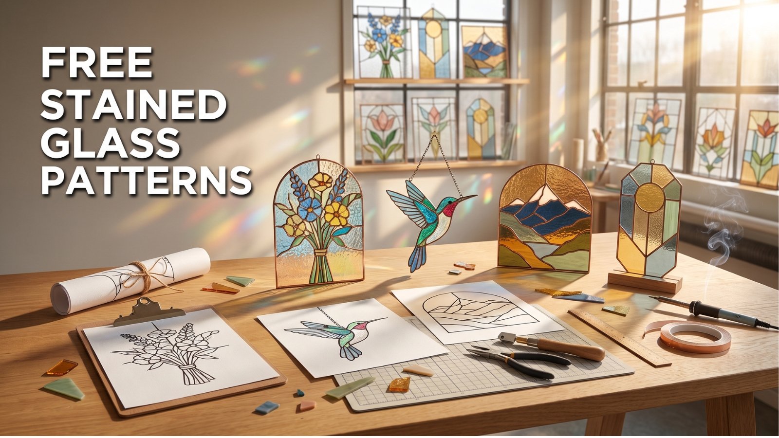 free stained glass patterns
