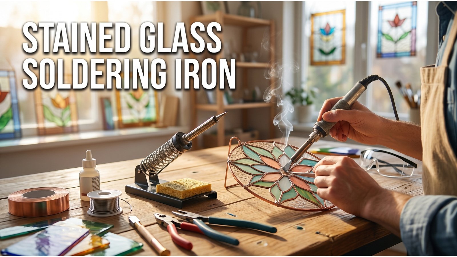 stained glass soldering iron