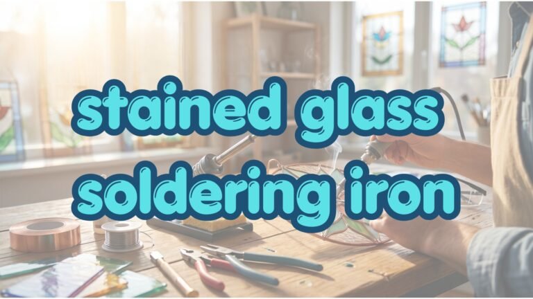 stained glass soldering iron