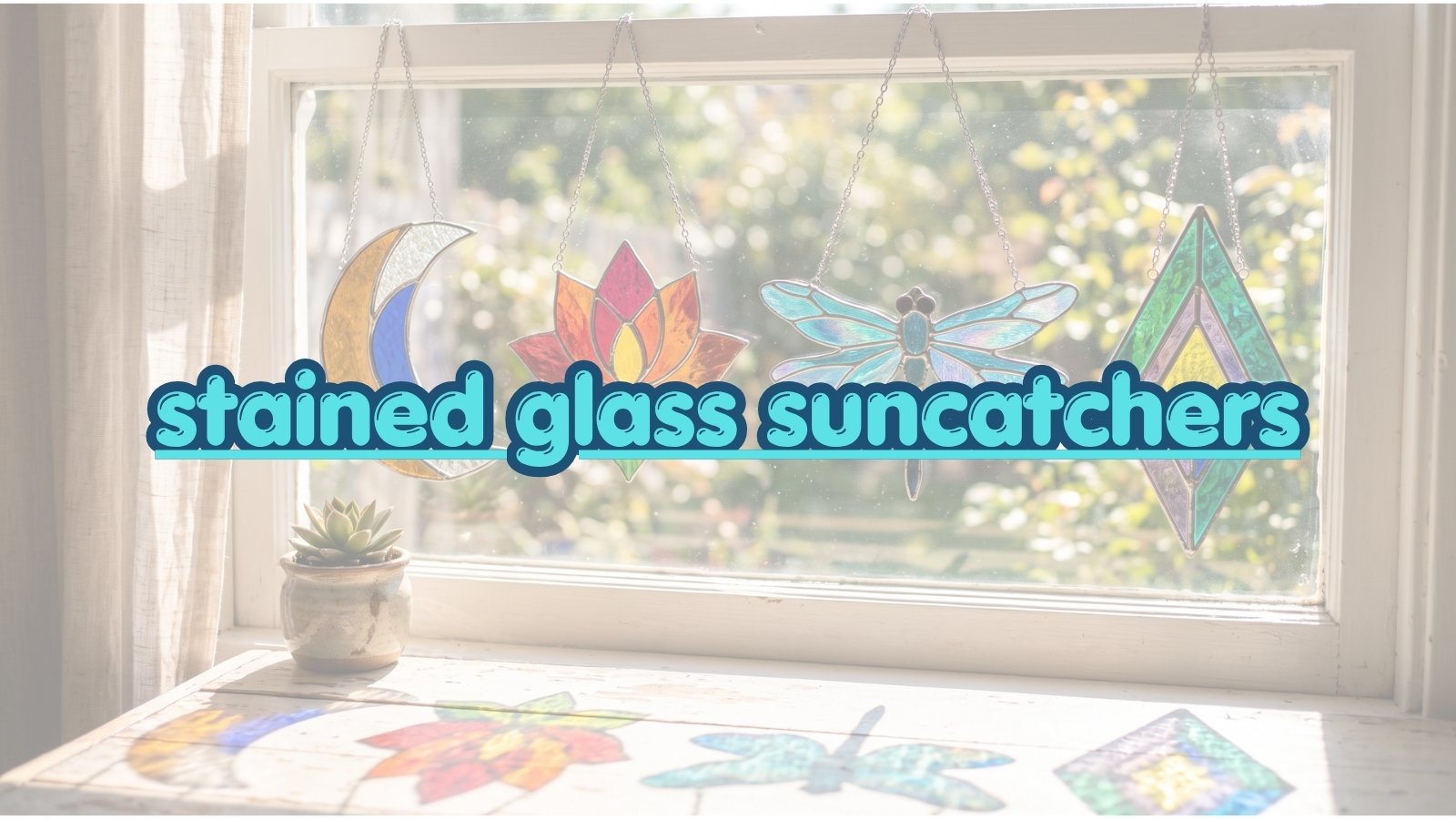 stained glass suncatchers