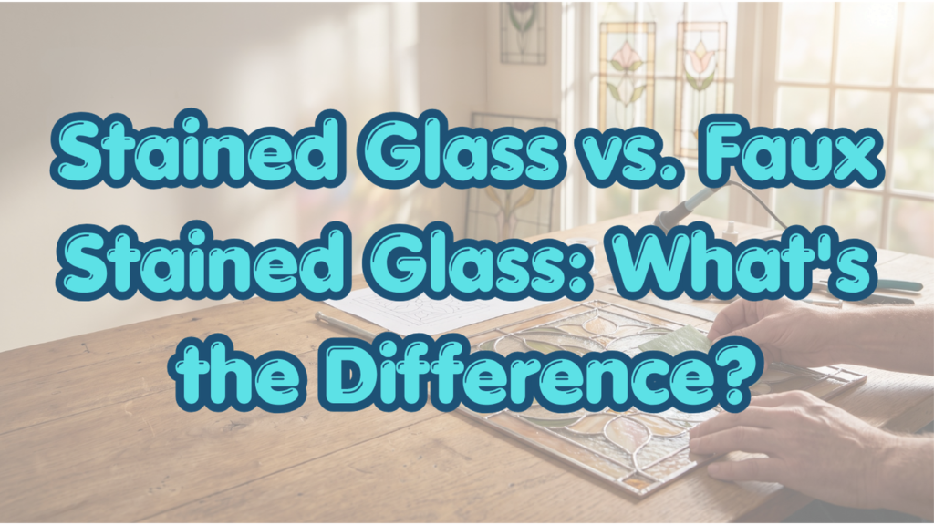 Stained Glass vs. Faux Stained Glass: What's the Difference?
