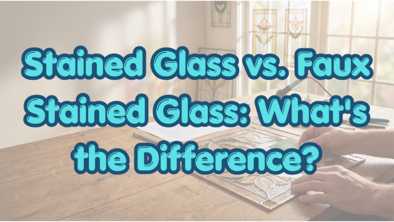 Stained Glass vs. Faux Stained Glass: What's the Difference?