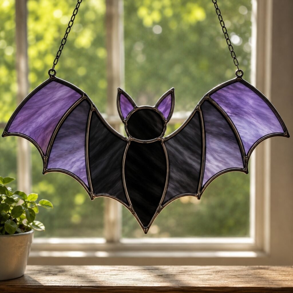 Bat Stained Glass Pattern