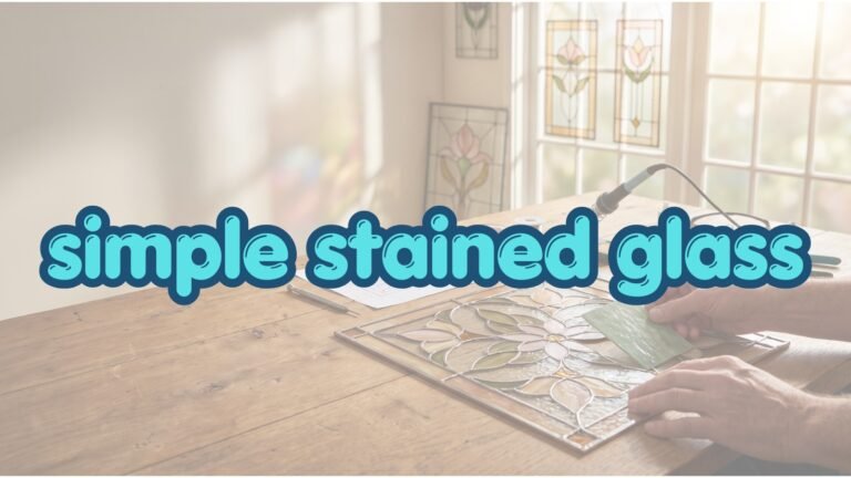 simple stained glass